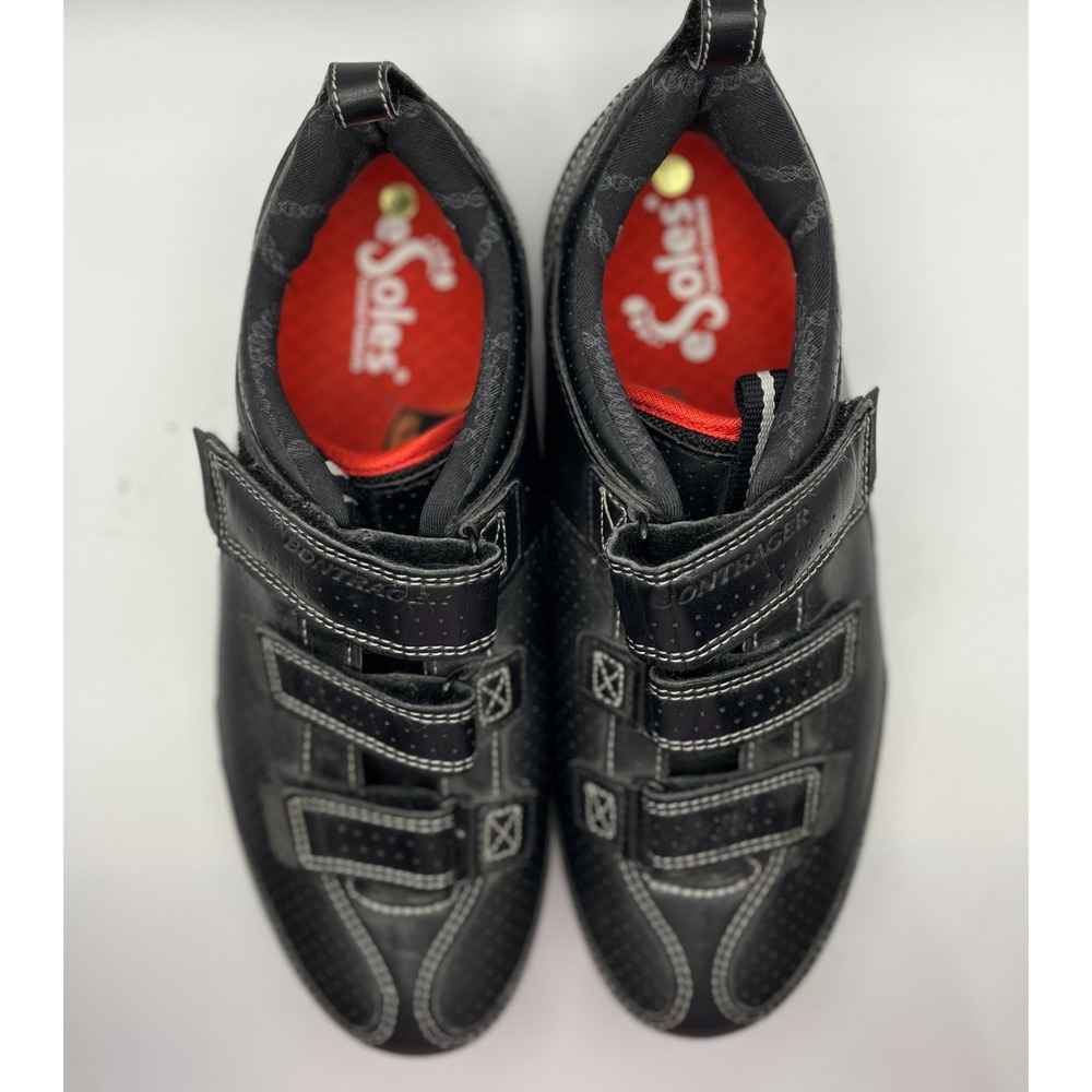 Bontrager Street Cycling Shoes Men's 7.5 Black 3 Strap SPD Compatible - Picture 9 of 11